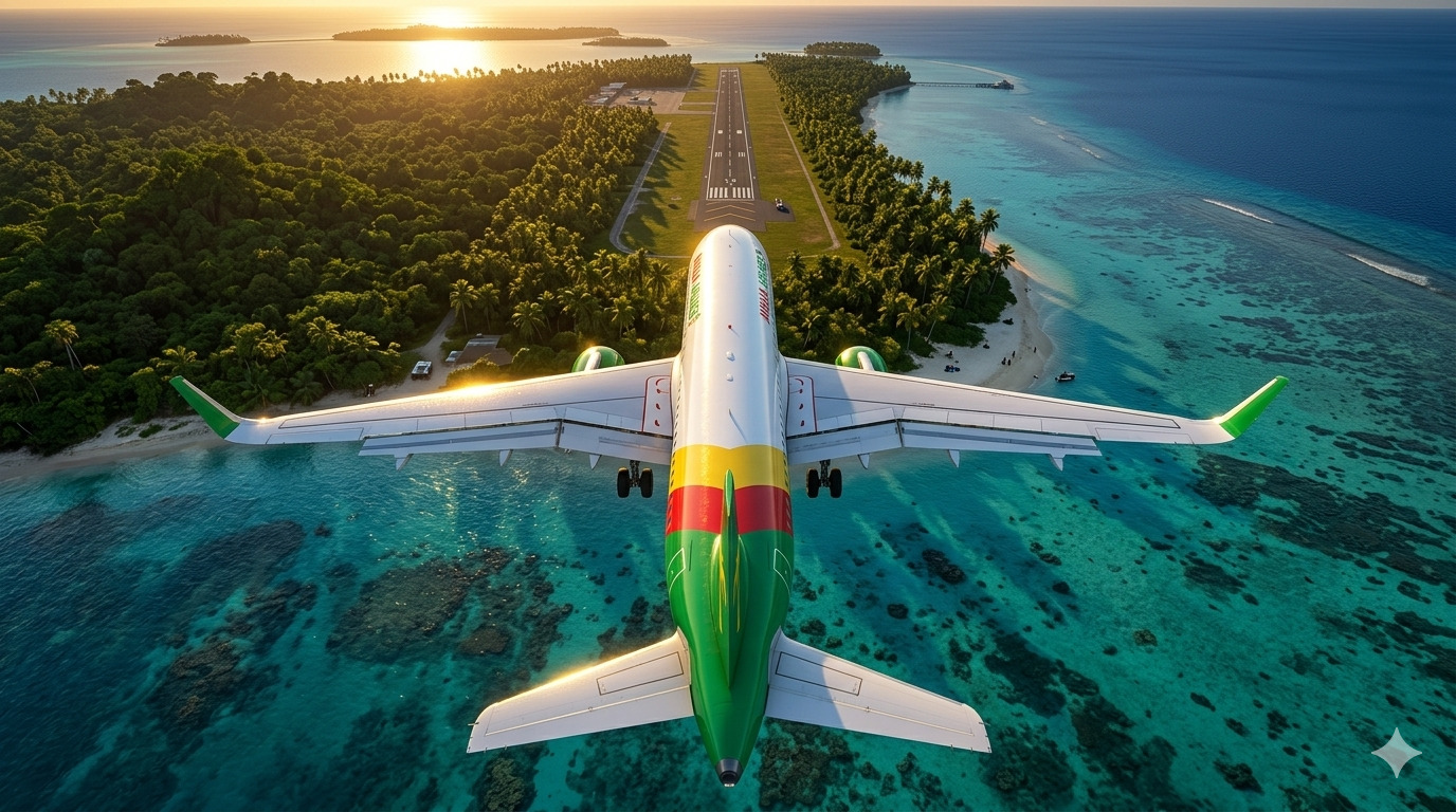 Avialia isla tropical